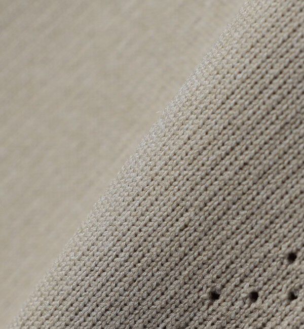 SHIPS any「SHIPS any:〈手洗い可能〉メッシュ スピンドル スウェットライク テック ニット◇」|スウェット・ジャージ|