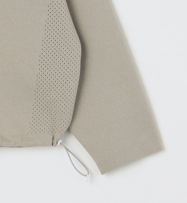 SHIPS any「SHIPS any:〈手洗い可能〉メッシュ スピンドル スウェットライク テック ニット◇」|スウェット・ジャージ|