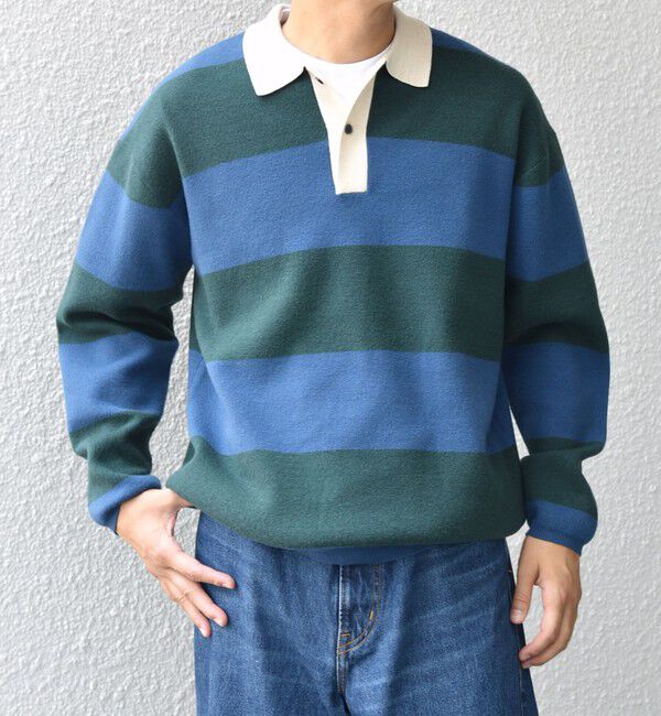 SHIPS any「SHIPS any:〈手洗い可能〉ハイゲージ ミラノリブ ブラッシュド リラックス ニット ポロ◇」|ニット・セーター|その他