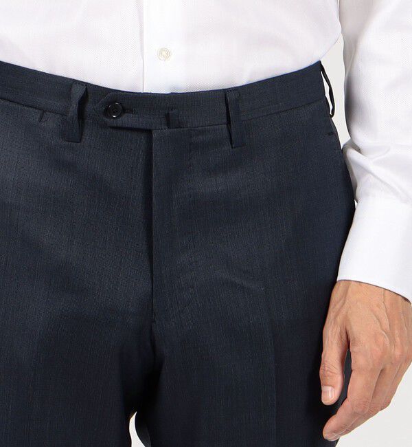 TOMORROWLAND MENS「ウールシルク ピンヘッド シングルブレステッド2Bスーツ Delfino」|スーツ|