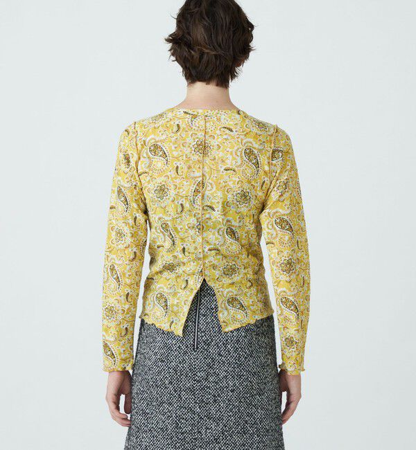 SOULEIADO「ポリエステルコットン　スリットクループルオーバー」|Tシャツ・カットソー|