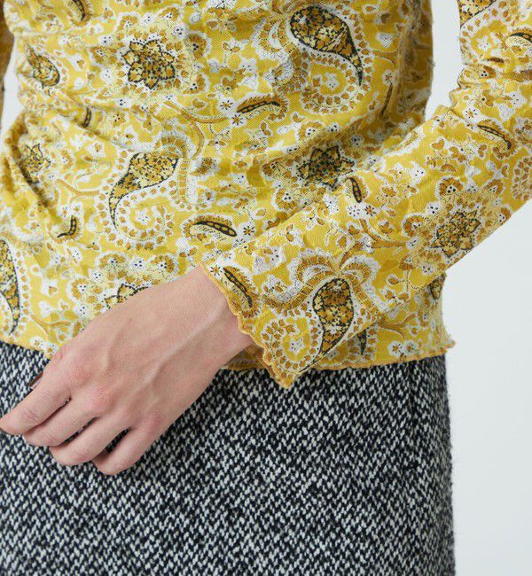 SOULEIADO「ポリエステルコットン　スリットクループルオーバー」|Tシャツ・カットソー|