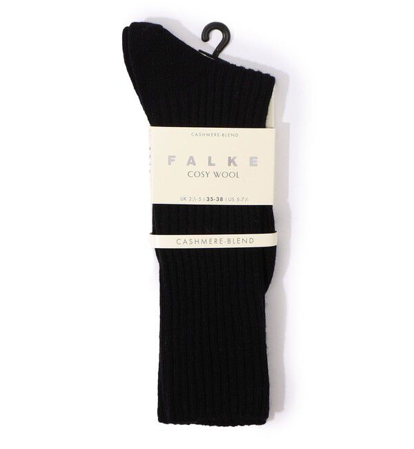 TOMORROWLAND GOODS「FALKE COSY WOOL ブーツソックス」|ソックス|19 ブラック