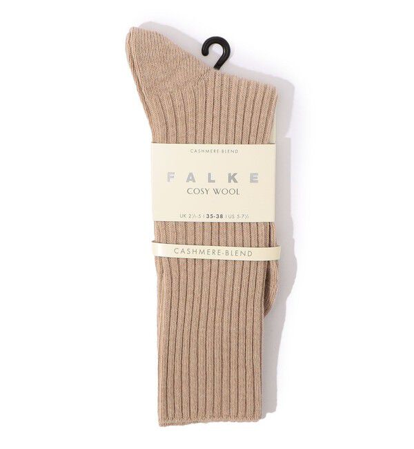 TOMORROWLAND GOODS「FALKE COSY WOOL ブーツソックス」|ソックス|45 キャメル
