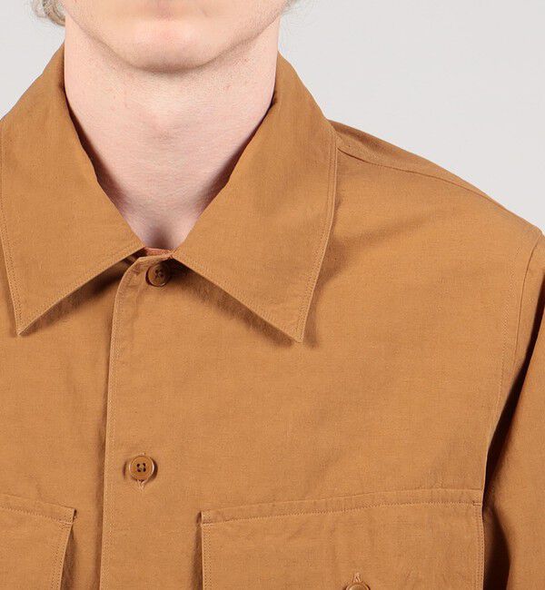 TOMORROWLAND MENS「コットンリネンウェザー ダブルポケットシャツ」|シャツ・ブラウス|