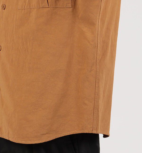 TOMORROWLAND MENS「コットンリネンウェザー ダブルポケットシャツ」|シャツ・ブラウス|