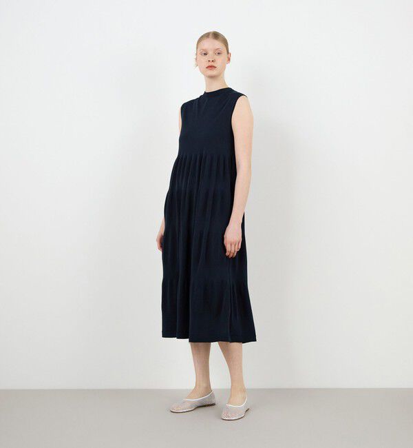 DES PRES「ドライポリエステルコットン クルーネックワンピース」|ワンピース|