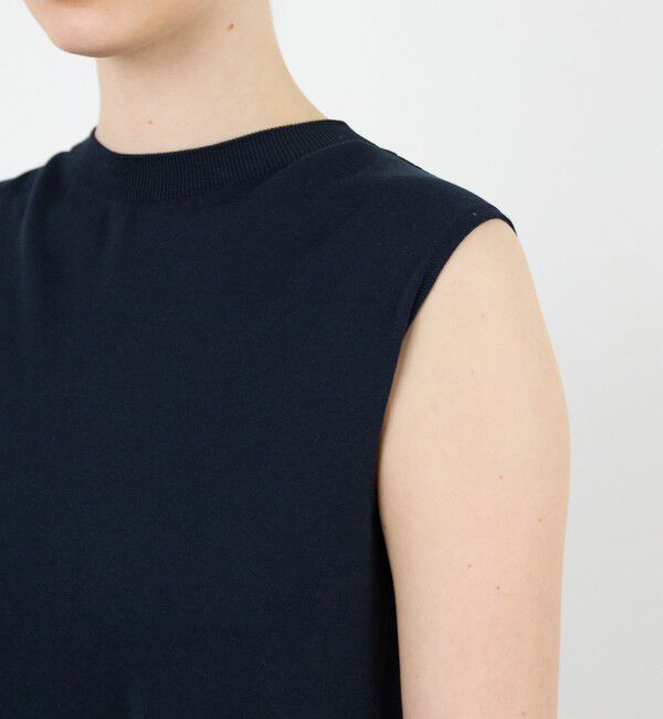 DES PRES「ドライポリエステルコットン クルーネックワンピース」|ワンピース|