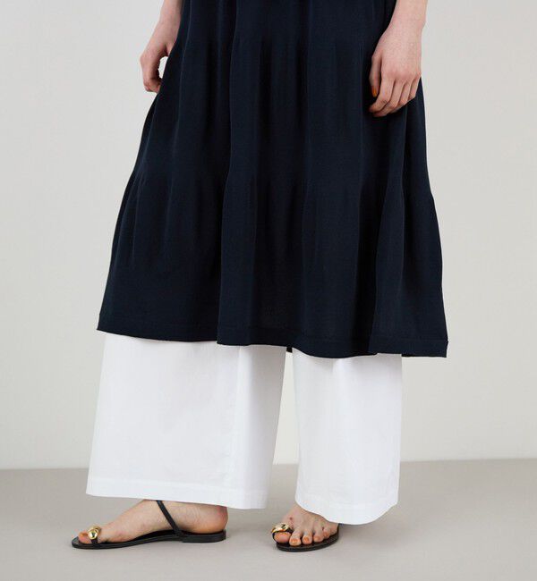 DES PRES「ドライポリエステルコットン クルーネックワンピース」|ワンピース|