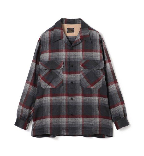TOMORROWLAND MENS「【別注】PENDLETON シルクシャギー ボードシャツ」|シャツ・ブラウス|18 ブラック系