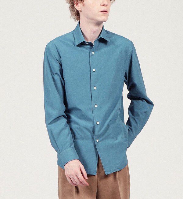 TOMORROWLAND MENS「スビンコットン セミワイドカラーシャツ」|シャツ・ブラウス|