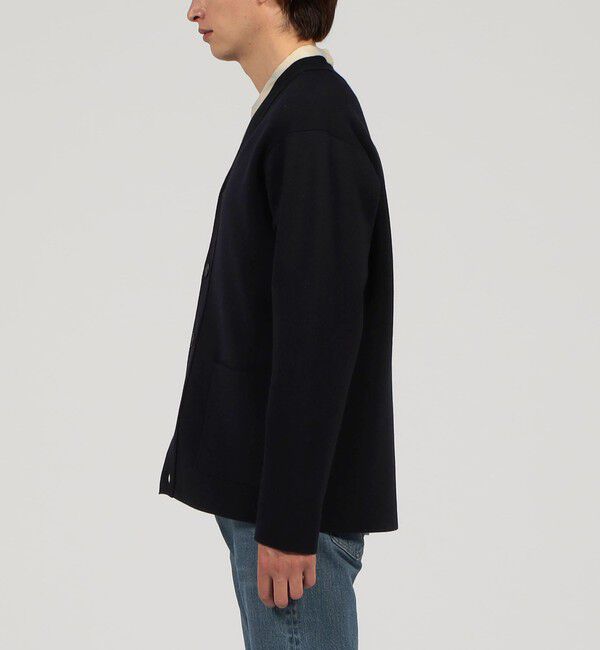 TOMORROWLAND MENS「TOMORROWLAND tricot ウールポリエステルミラノリブ Vネックカーディガン」|カーディガン|