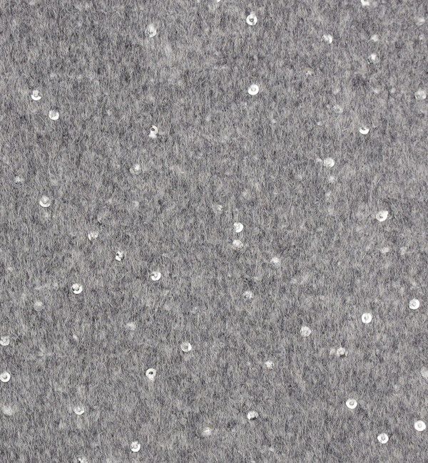 Ballsey「スパンコールリバー ショートコクーンコート」|ノーカラーコート|