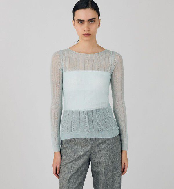 DES PRES「ソフトウール ボートネックプルオーバー」|ニット・セーター|