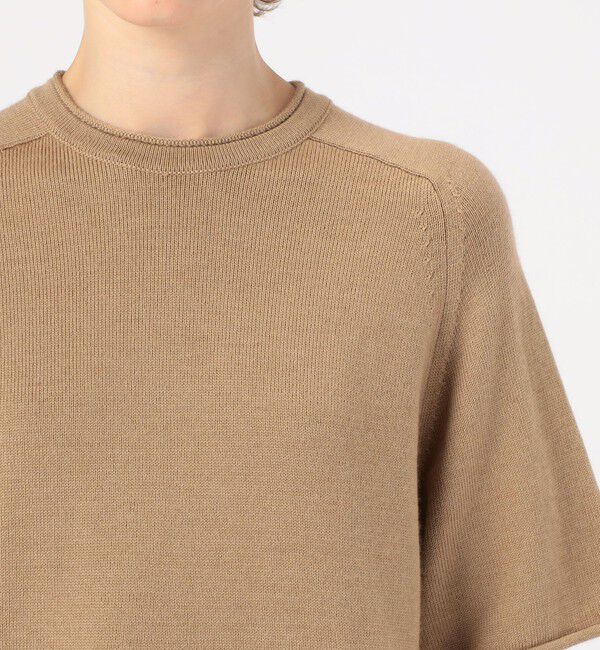 BACCA「ウールムリネ フレアニットチュニック」|ニット・セーター|