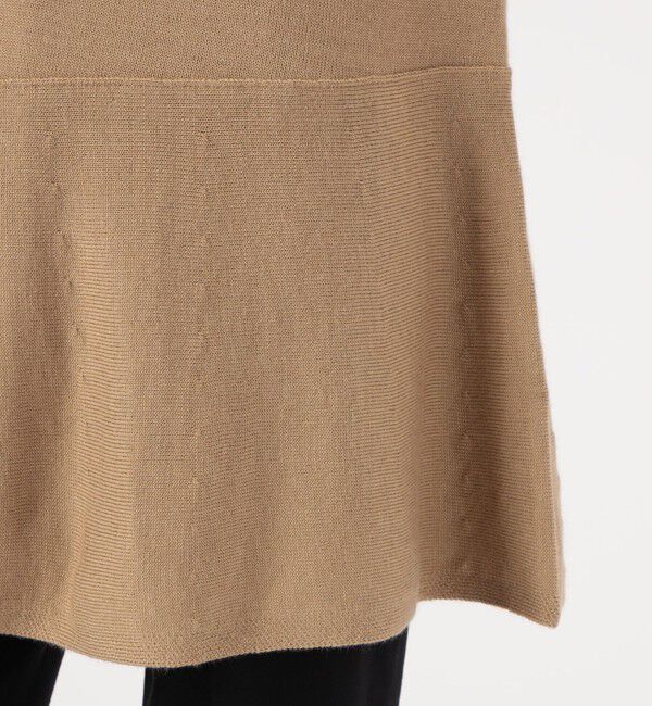 BACCA「ウールムリネ フレアニットチュニック」|ニット・セーター|