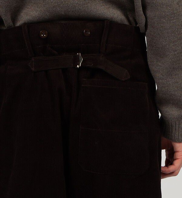 TOMORROWLAND BUYING WEAR「Tangent JOHAN SWEDISH CINCH BACK コーデュロイ トラウザーズ」|スラックス|