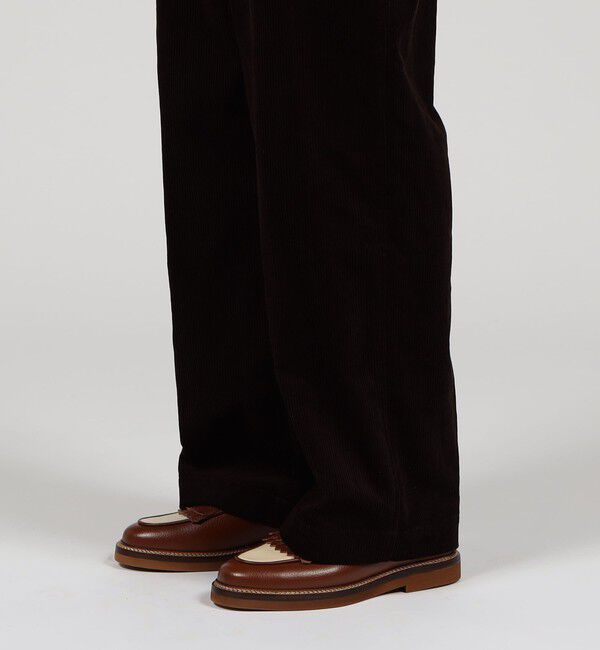 TOMORROWLAND BUYING WEAR「Tangent JOHAN SWEDISH CINCH BACK コーデュロイ トラウザーズ」|スラックス|