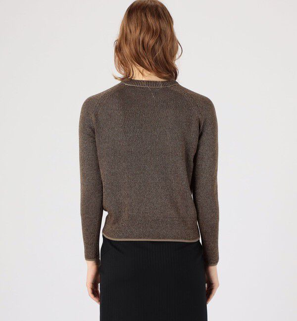 BACCA「ラメウール ベーシックプルオーバーニット」|ニット・セーター|