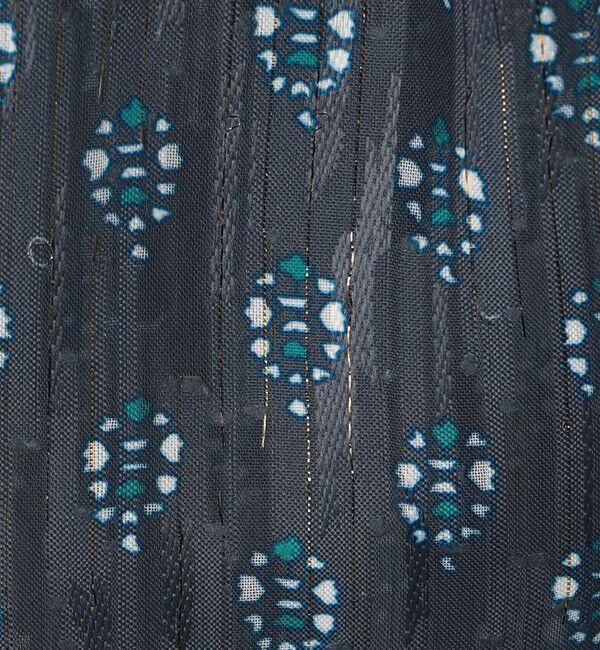 SOULEIADO「カットジャカードプリント フリルキャミソール」|キャミソール|