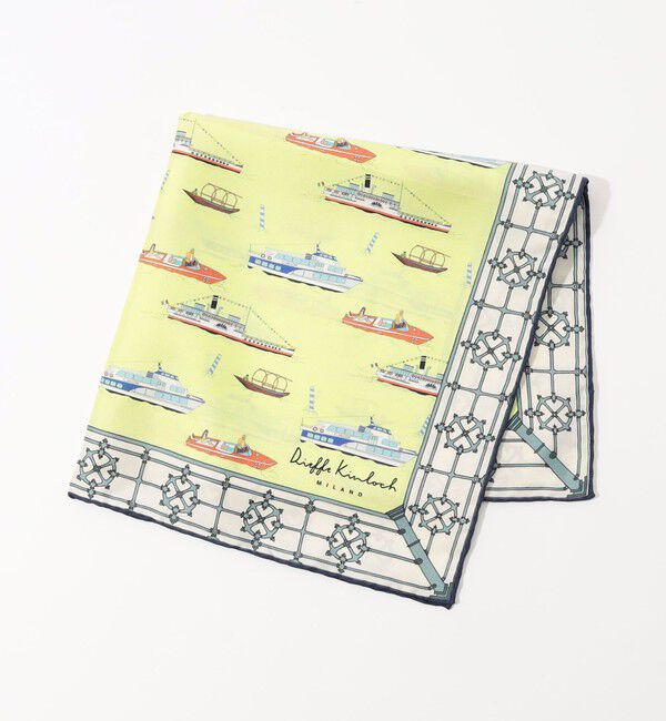 TOMORROWLAND GOODS「Kinloch シルクプリント スカーフ」|バンダナ・スカーフ|