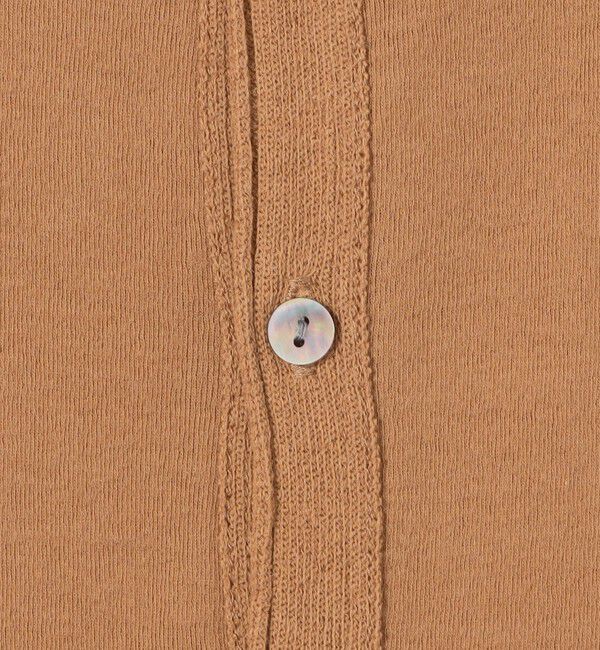 GALERIE VIE「 ガーゼフライス クルーネックカーディガン」|カーディガン|