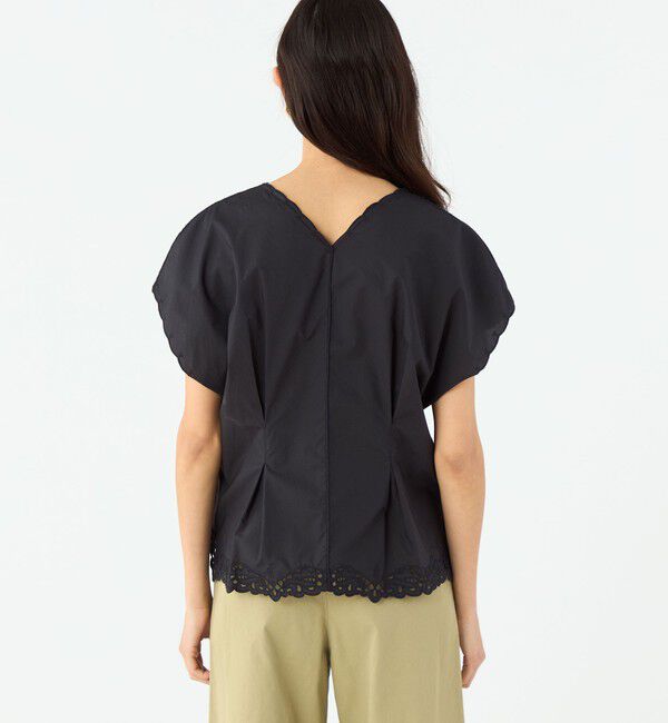 MACPHEE「エンブロイダリーレース プルオーバーブラウス」|シャツ・ブラウス|