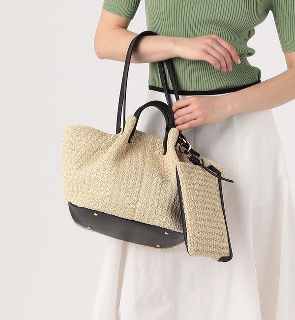 TOMORROWLAND GOODS「Atelier TOMORROWLAND SHELL バッグ」|かごバッグ|