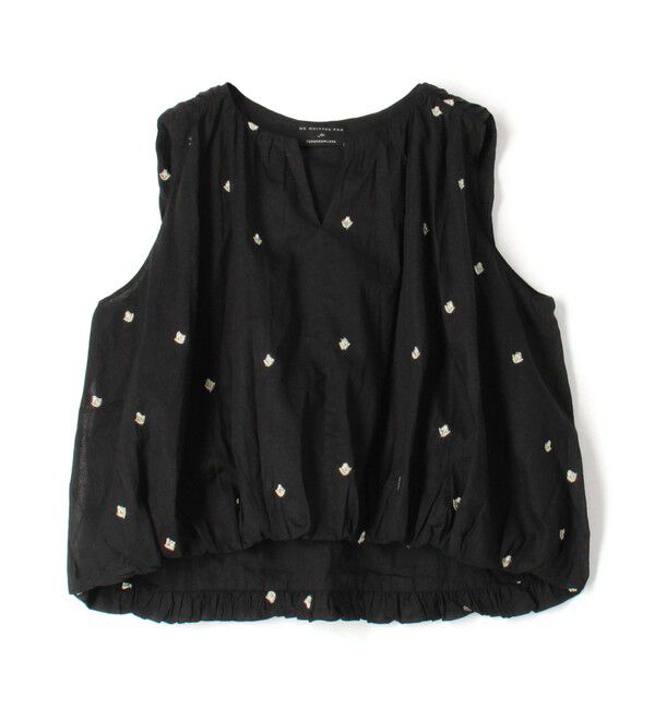 TOMORROWLAND BUYING WEAR「【別注】ne Quittez pas BLACK DOUBLE ORGANZA トップス」|シャツ・ブラウス|18 ブラック系