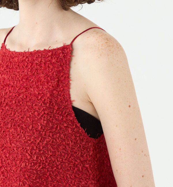 Ballsey「ファンシーヤーンツイード アメリカンスリーブキャミソール」|キャミソール|