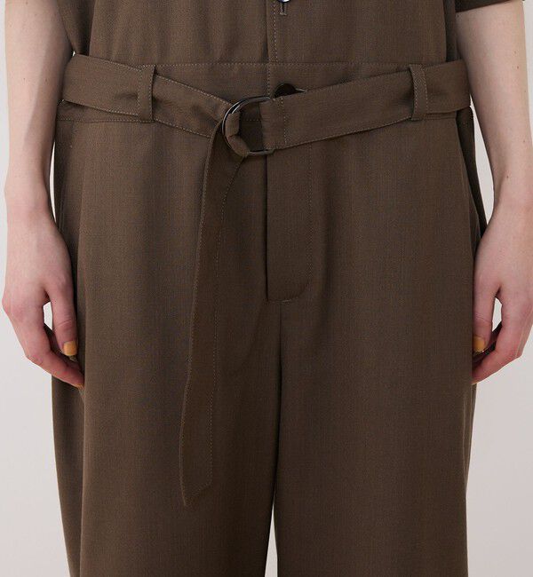 GALERIE VIE「クレープウールストレッチ ジャンプスーツ」|オールインワン|