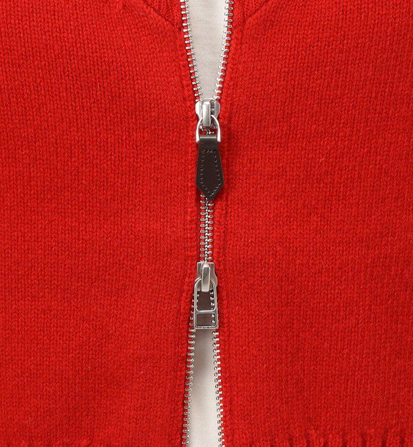 MACPHEE「NZ LAMBS ジップアップカーディガン」|カーディガン|