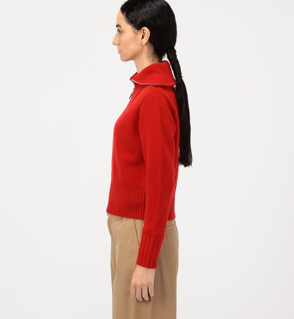 MACPHEE「NZ LAMBS ジップアップカーディガン」|カーディガン|