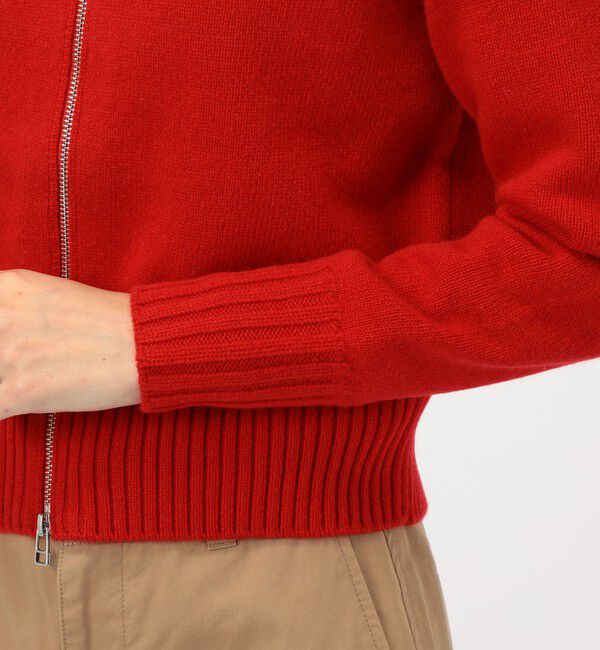 MACPHEE「NZ LAMBS ジップアップカーディガン」|カーディガン|