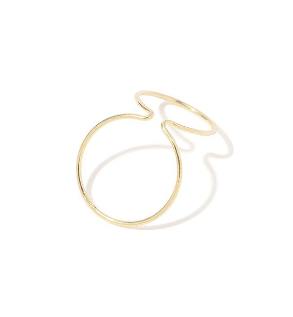 TOMORROWLAND GOODS「SASKIA DIEZ ダブルサークル イヤーカフ」|イヤーカフ|91 ゴールド