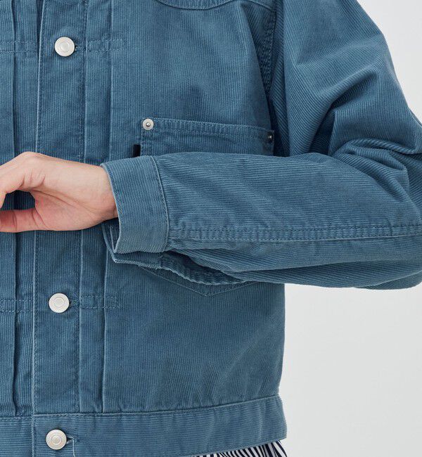 GALERIE VIE「【WEB先行予約】ライトコーデュロイ プリーテッドジャケット」|ブルゾン・スタジャン|