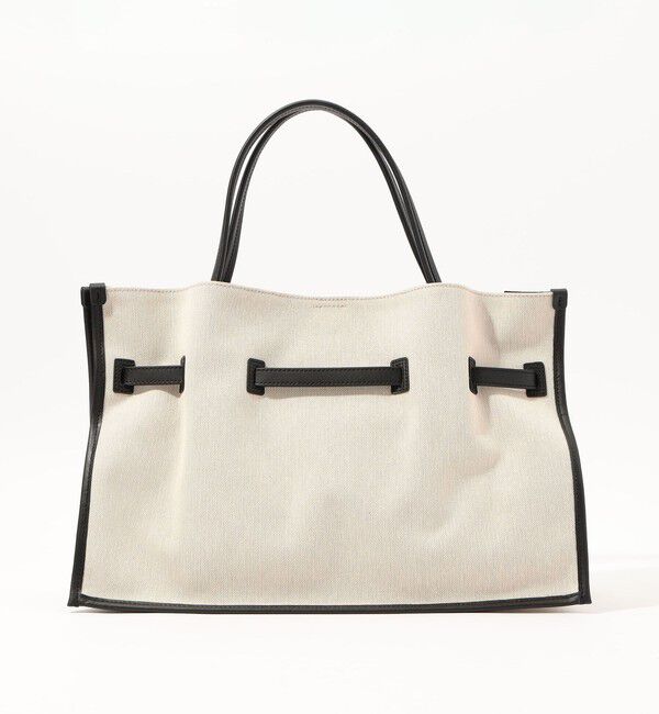 TOMORROWLAND GOODS「VIOLAd'ORO キャンバス レザーパイピング トートバッグ L」|トートバッグ|