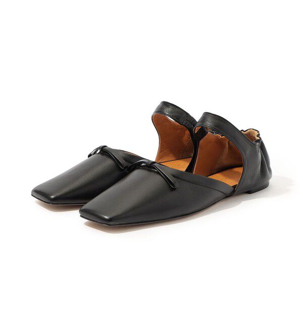 TOMORROWLAND GOODS「PIPPICHIC AMBER CHOU CHOU フラットシューズ」|その他|19 ブラック