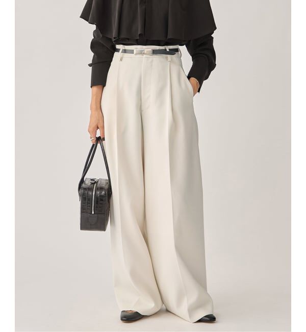 VERMEIL par iena「1タックパンツ」|スラックス|