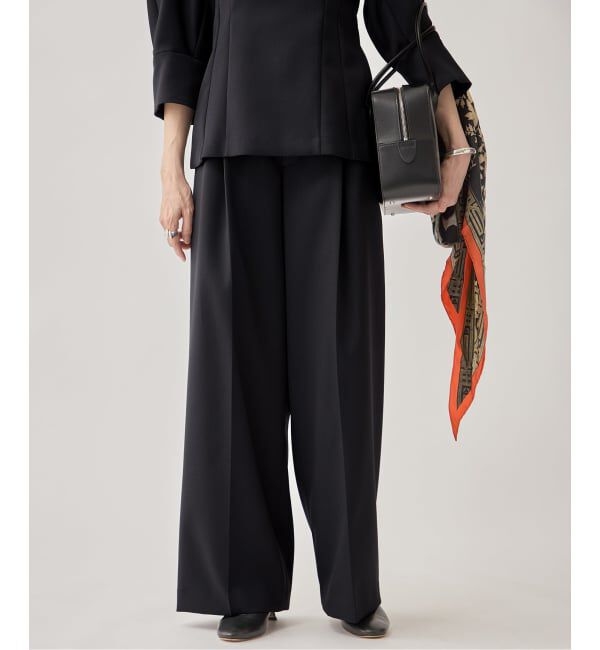 VERMEIL par iena「1タックパンツ」|スラックス|