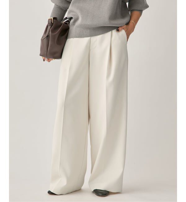 VERMEIL par iena「1タックパンツ」|スラックス|