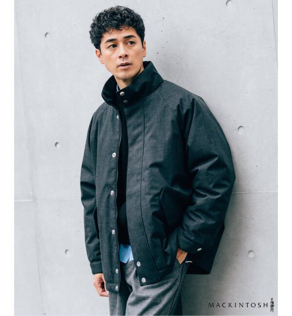 EDIFICE「《再入荷》MACKINTOSH(マッキントッシュ) 別注スカイスタンドカラーダウン ジャケット」|ダウン|グレー