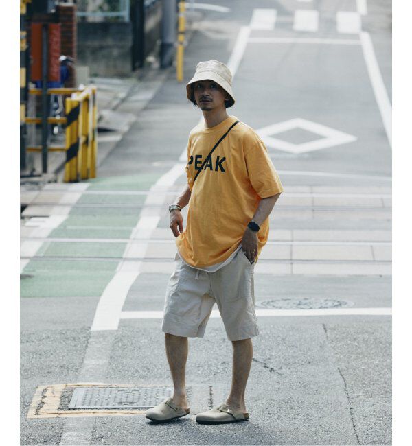 JOURNAL STANDARD relume「SNOW PEAK / スノーピーク 別注 &rdquo;PEAK SNOW&rdquo; ロゴTシャツ」|Tシャツ・カットソー|