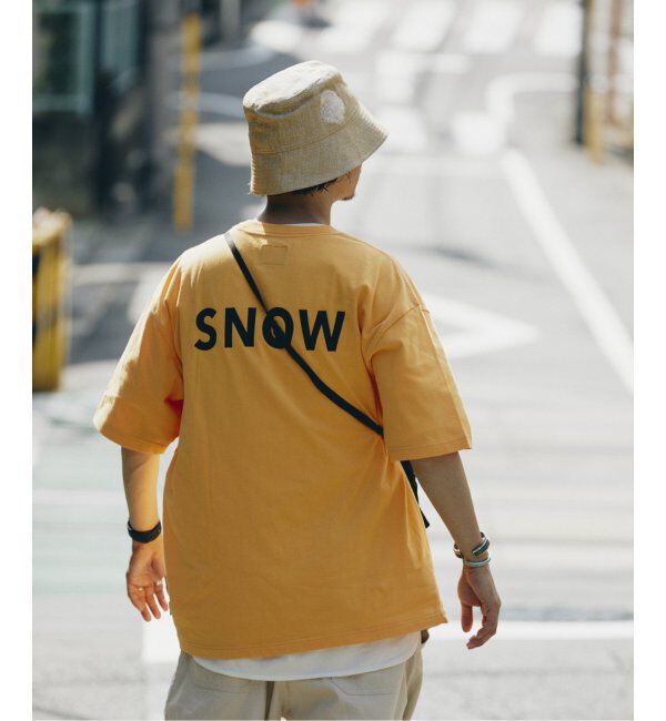 JOURNAL STANDARD relume「SNOW PEAK / スノーピーク 別注 &rdquo;PEAK SNOW&rdquo; ロゴTシャツ」|Tシャツ・カットソー|