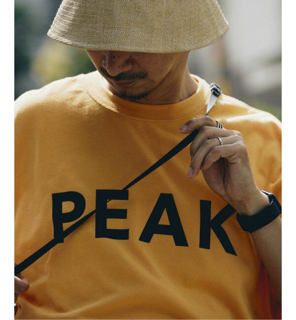 JOURNAL STANDARD relume「SNOW PEAK / スノーピーク 別注 &rdquo;PEAK SNOW&rdquo; ロゴTシャツ」|Tシャツ・カットソー|