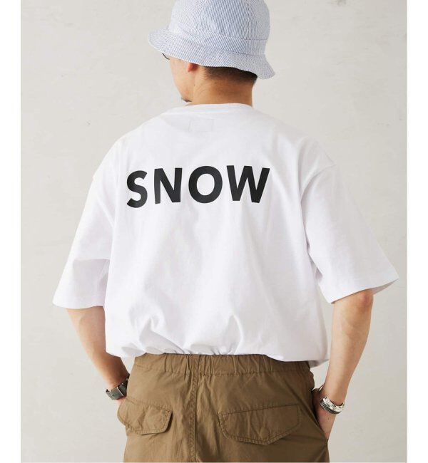 JOURNAL STANDARD relume「SNOW PEAK / スノーピーク 別注 &rdquo;PEAK SNOW&rdquo; ロゴTシャツ」|Tシャツ・カットソー|