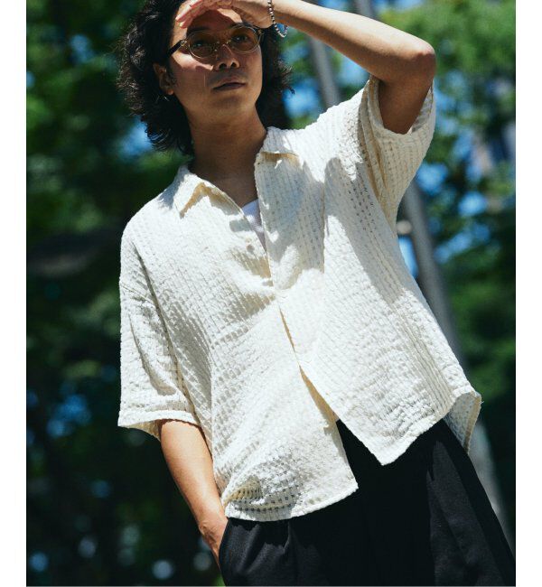 JOURNAL STANDARD relume「チェック シアー ドビー 半袖 シャツ」|シャツ・ブラウス|