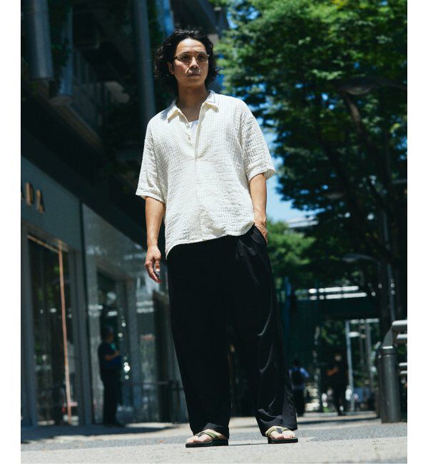 JOURNAL STANDARD relume「チェック シアー ドビー 半袖 シャツ」|シャツ・ブラウス|