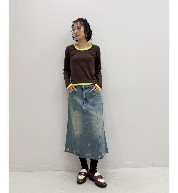 Oriens JOURNAL STANDARD「レイヤードフーディーロングスリーブトップス」|Tシャツ・カットソー|