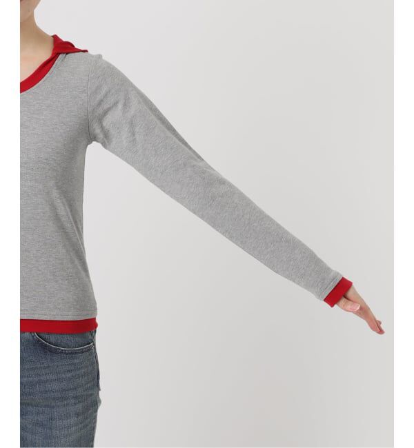 Oriens JOURNAL STANDARD「レイヤードフーディーロングスリーブトップス」|Tシャツ・カットソー|